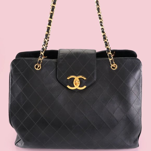 Chanel Vintage Lambskin Supermodel XL Weekender Bag - Picture 2 of 11